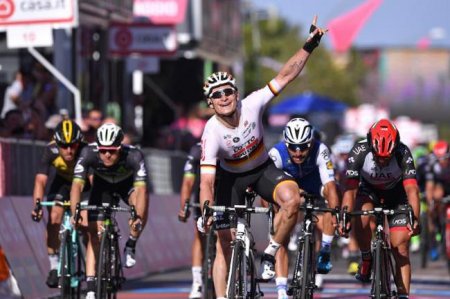 Андрэ Грайпель победил на втором этапе «Джиро д’Италия» (+Видео) - «ВЕЛОСПОРТ»