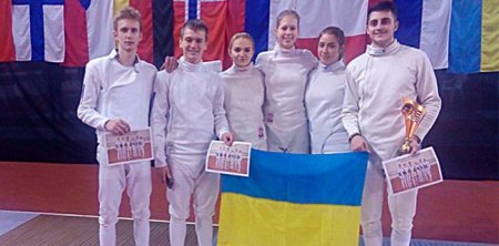 Юниорская сборная Украины – бронзовый призер КМ фехтованию на шпагах - «ФЕХТОВАНИЕ»