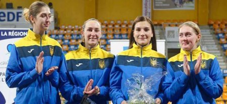 Команда украинских саблисток – серебряный призер этапа КМ в Орлеане - «ФЕХТОВАНИЕ»