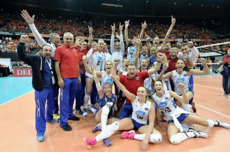 Волейболистки сборной России - чемпионки Европы - «Волейбол»