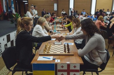Украинские шахматистки занимают второе место перед заключительным туром командного ЧМ - «Шахматы»