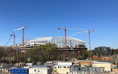 Уникальная съемка: вид на будущий стадион «Динамо» с высоты - «Футбол»