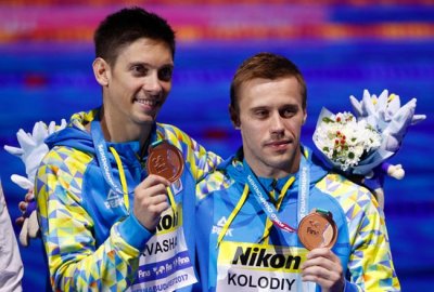 Олег Колодий и Илья Кваша – бронзовые призеры ЧМ в синхронных прыжках с трехметрового трамплина