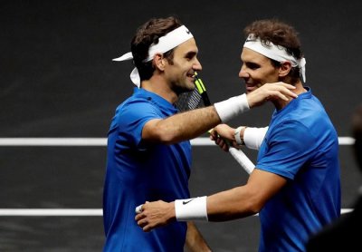 Надаль и Федерер впервые сыграли в паре - «ТЕННИС»