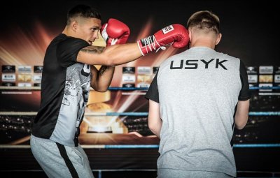 Открытая тренировка Усика и Хука (Фото) - «Бокс»