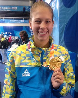 Шпажистка Катерина Черний – двукратная чемпионка юношеских ОИ - «ФЕХТОВАНИЕ»