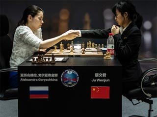 Горячкина сравняла счет с Вэньцзюнь в матче за шахматную корону - «Шахматы»