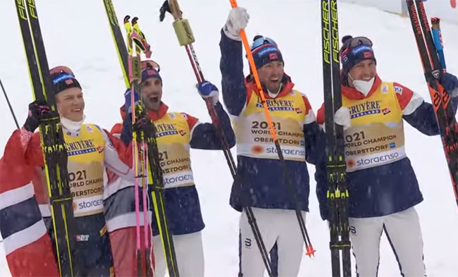 Чемпионат россии по лыжным гонкам эстафета мужчины