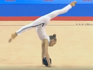 Виктория Оноприенко – восьмая на ЧМ в упражнении с мячом - «Гимнастика»