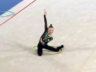 Кристина Пограничная – седьмая на ЧМ в упражнении с обручем - «Гимнастика»